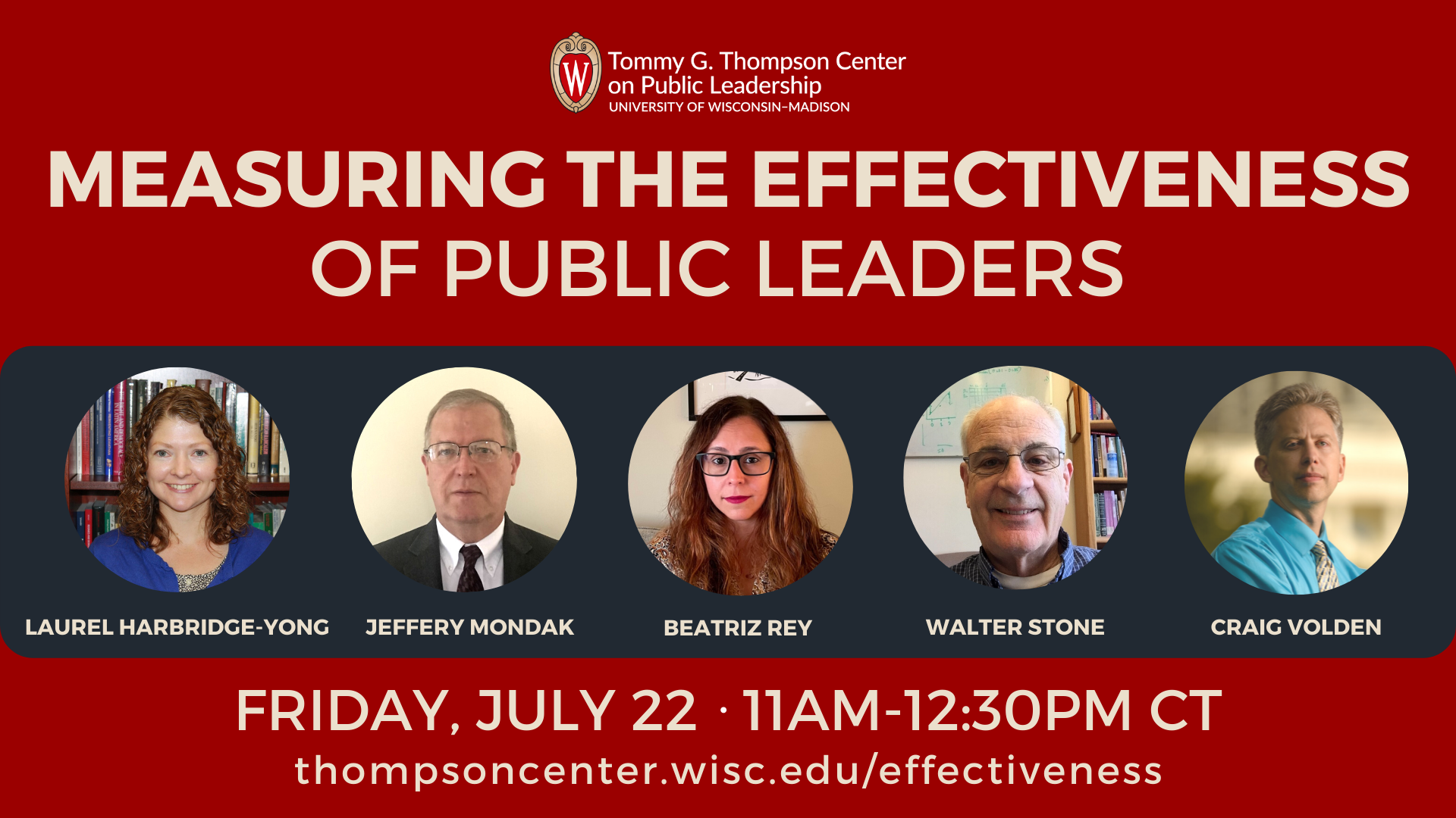 Measuring the Effectiveness of Public Leaders